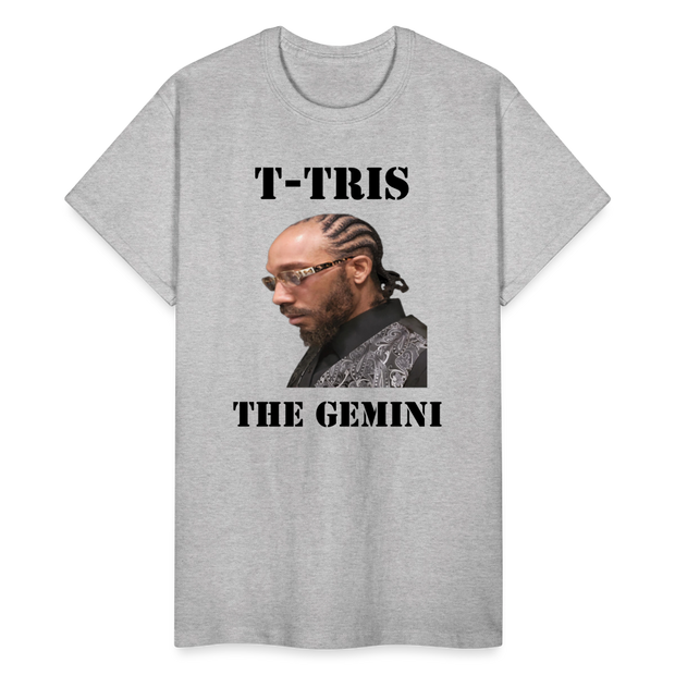 Gildan Ultra Cotton Adult T-Shirt ( T-TRIS THE GEMINI - SCE - WARRIOR - T-SHIRT ) - heather gray