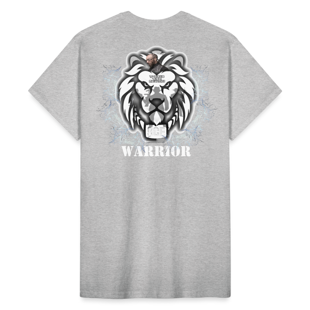 Gildan Ultra Cotton Adult T-Shirt ( T-TRIS THE GEMINI - SCE - WARRIOR - T-SHIRT ) - heather gray