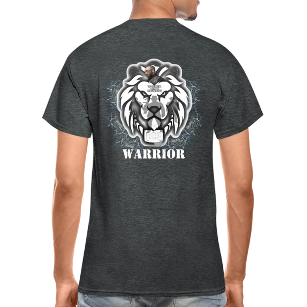Gildan Ultra Cotton Adult T-Shirt ( T-TRIS THE GEMINI - SCE - WARRIOR - T-SHIRT ) - deep heather