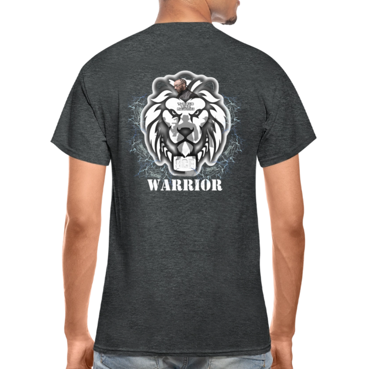 Gildan Ultra Cotton Adult T-Shirt ( T-TRIS THE GEMINI - SCE - WARRIOR - T-SHIRT ) - deep heather