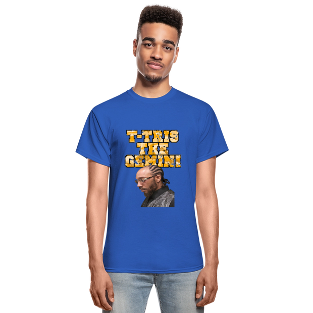 Gildan Ultra Cotton Adult T-Shirt ( T-TRIS THE GEMINI - WE KINGS - FEAT. K-MAR - T-SHIRT ) - royal blue