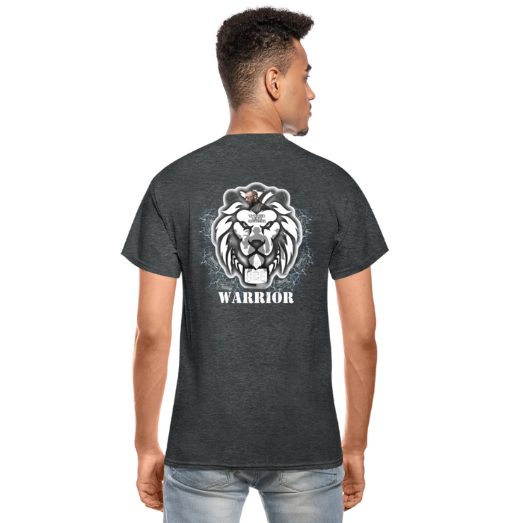 Gildan Ultra Cotton Adult T-Shirt ( T-TRIS THE GEMINI - SCE - WARRIOR - T-SHIRT ) - deep heather