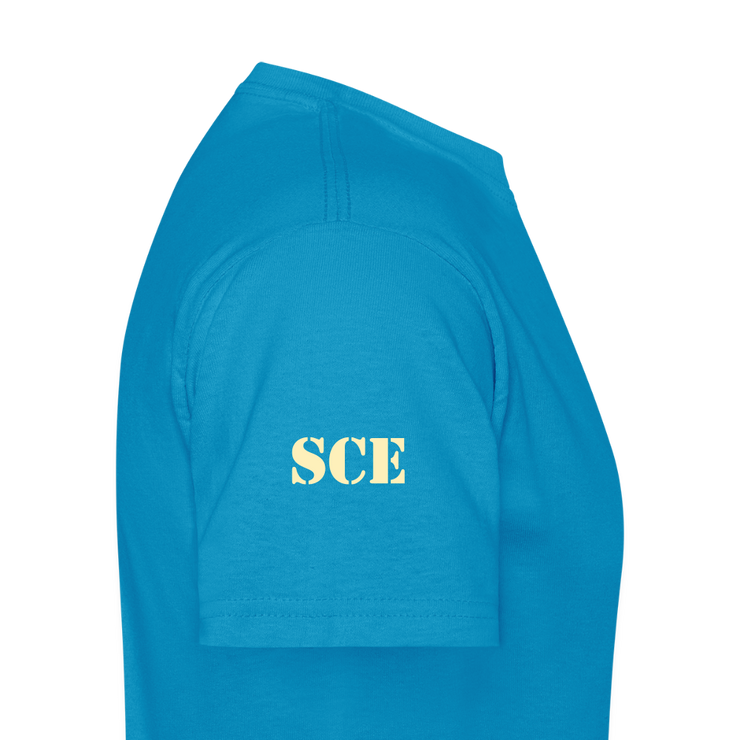 Gildan Ultra Cotton Adult T-Shirt ( T-TRIS THE GEMINI - SCE - LAWLESS - T-SHIRT ) - turquoise
