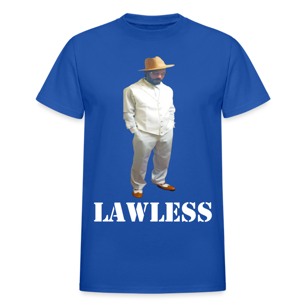 Gildan Ultra Cotton Adult T-Shirt ( T-TRIS THE GEMINI - SCE - LAWLESS - T-SHIRT ) - royal blue