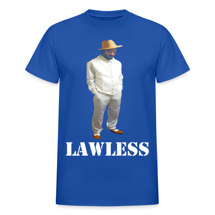 Gildan Ultra Cotton Adult T-Shirt ( T-TRIS THE GEMINI - SCE - LAWLESS - T-SHIRT ) - royal blue