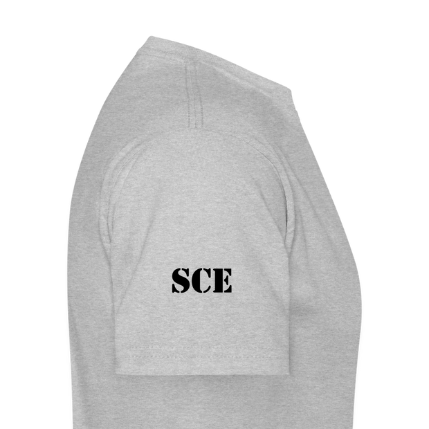 Gildan Ultra Cotton Ladies Adult T-Shirt ( SCE - WARRIORS HEART - T-SHIRT ) - heather gray
