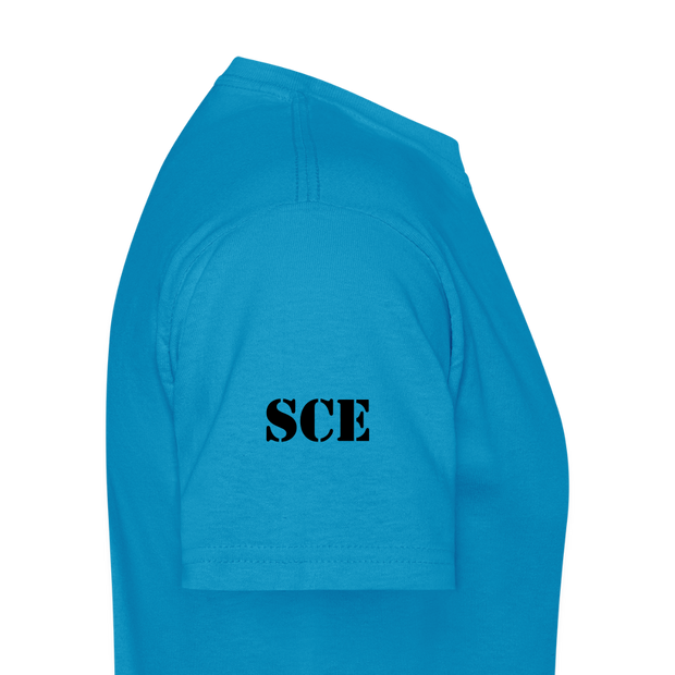 Gildan Ultra Cotton Adult T-Shirt ( T-TRIS THE GEMINI - LAWLESS ALBUM - SCE - WARRIOR - T-SHIRT ) - turquoise