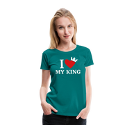 Gildan Ultra Cotton Ladies Adult T-Shirt ( SCE - WARRIORS HEART - T-SHIRT ) - teal