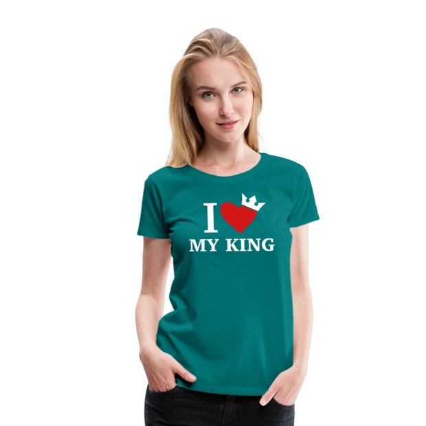 Gildan Ultra Cotton Ladies Adult T-Shirt ( SCE - WARRIORS HEART - T-SHIRT ) - teal