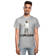 Gildan Ultra Cotton Adult T-Shirt ( T-TRIS THE GEMINI - LAWLESS ALBUM - SCE - WARRIOR - T-SHIRT ) - heather gray