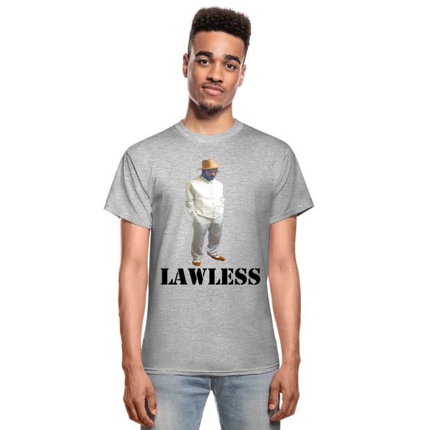 Gildan Ultra Cotton Adult T-Shirt ( T-TRIS THE GEMINI - LAWLESS ALBUM - SCE - WARRIOR - T-SHIRT ) - heather gray