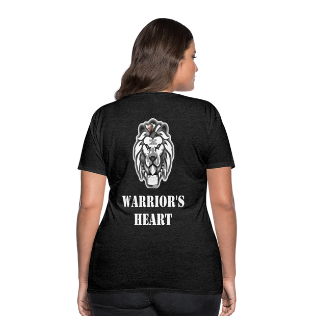Gildan Ultra Cotton Ladies Adult T-Shirt ( SCE - WARRIORS HEART - T-SHIRT ) - charcoal grey