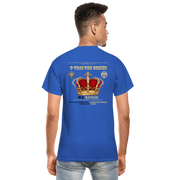 Gildan Ultra Cotton Adult T-Shirt ( T-TRIS THE GEMINI - WE KINGS - SCE - WARRIOR - T-SHIRT ) - royal blue