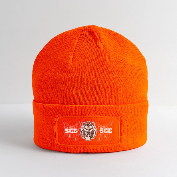 Patch Beanie ( SCE- WARRIOR - BEANIE ) - neon orange