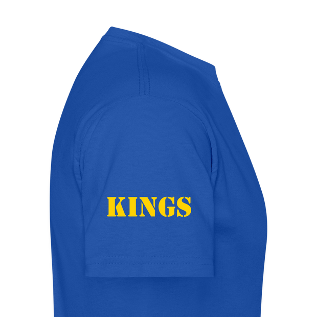 Gildan Ultra Cotton Adult T-Shirt ( T-TRIS THE GEMINI - WE KINGS - SCE - WARRIOR - T-SHIRT ) - royal blue
