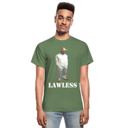 Gildan Ultra Cotton Adult T-Shirt ( T-TRIS THE GEMINI - SCE - LAWLESS - T-SHIRT ) - military green
