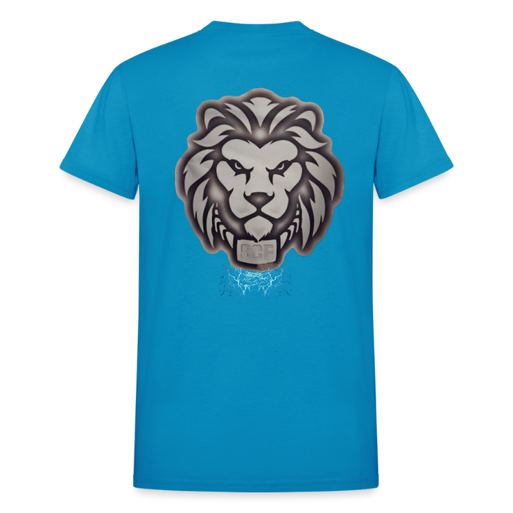 Gildan Ultra Cotton Adult T-Shirt ( T-TRIS THE GEMINI - SCE  - T-SHIRT ) - turquoise