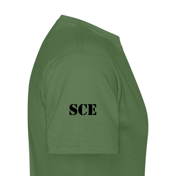 Gildan Ultra Cotton Adult T-Shirt ( T-TRIS THE GEMINI - LAWLESS ALBUM - SCE - WARRIOR - T-SHIRT ) - military green