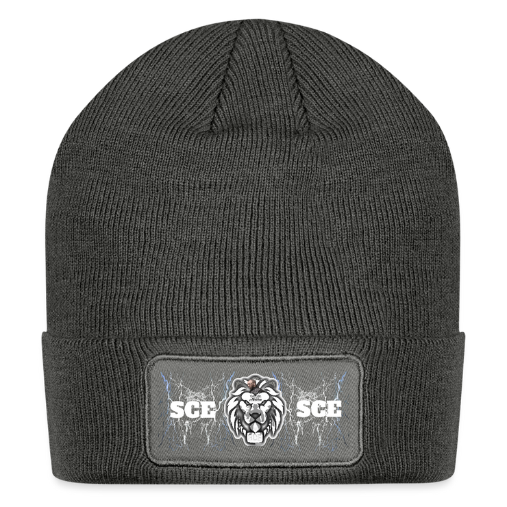 Patch Beanie ( SCE- WARRIOR - BEANIE ) - charcoal grey