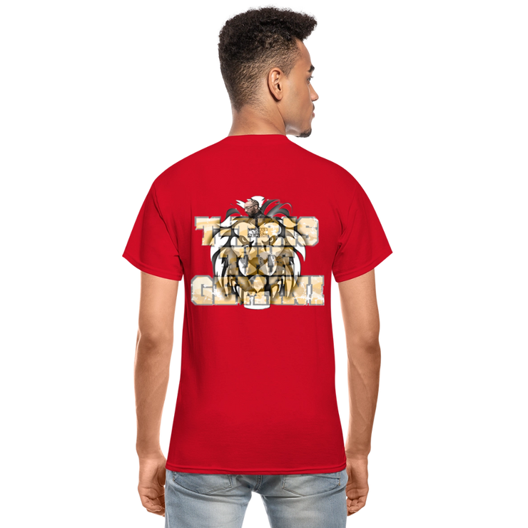 Gildan Ultra Cotton Adult T-Shirt ( T-TRIS THE GEMINI - SCE - LAWLESS - T-SHIRT ) - red