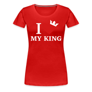 Gildan Ultra Cotton Ladies Adult T-Shirt ( SCE - WARRIORS HEART - T-SHIRT ) - red