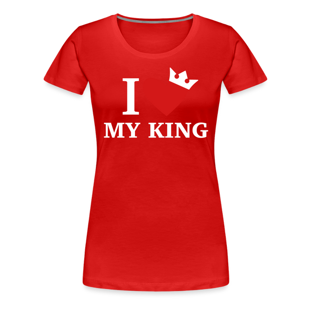 Gildan Ultra Cotton Ladies Adult T-Shirt ( SCE - WARRIORS HEART - T-SHIRT ) - red