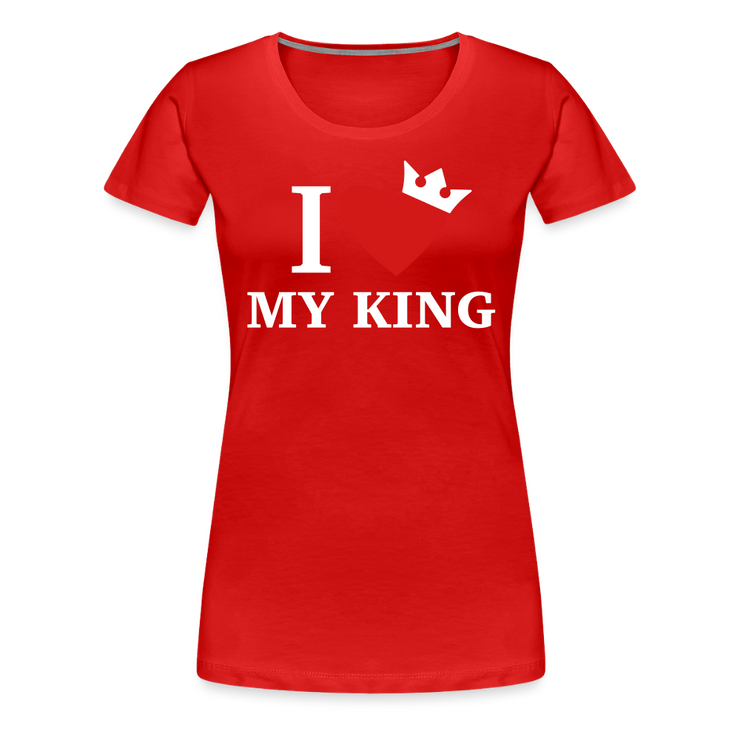 Gildan Ultra Cotton Ladies Adult T-Shirt ( SCE - WARRIORS HEART - T-SHIRT ) - red