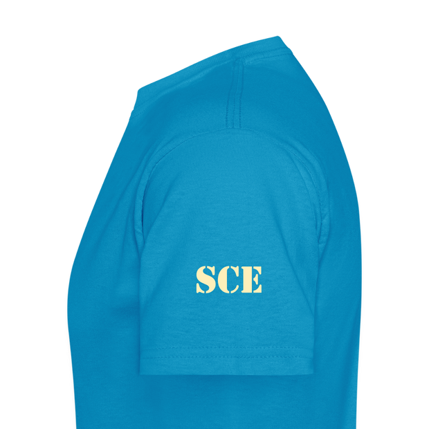 Gildan Ultra Cotton Adult T-Shirt ( T-TRIS THE GEMINI - SCE - LAWLESS - T-SHIRT ) - turquoise