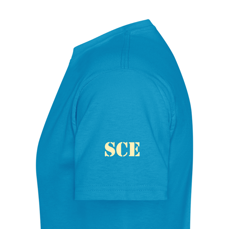 Gildan Ultra Cotton Adult T-Shirt ( T-TRIS THE GEMINI - SCE - LAWLESS - T-SHIRT ) - turquoise