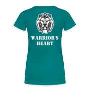Gildan Ultra Cotton Ladies Adult T-Shirt ( SCE - WARRIORS HEART - T-SHIRT ) - teal