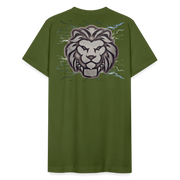 Unisex Jersey T-Shirt by Bella + Canvas ( SCE - T-TRIS THE GEMINI - NEVER SURRENDER - T-SHIRT ) - olive
