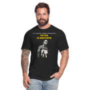Unisex Jersey T-Shirt by Bella + Canvas ( SCE - T-TRIS THE GEMINI - NEVER SURRENDER - T-SHIRT ) - black