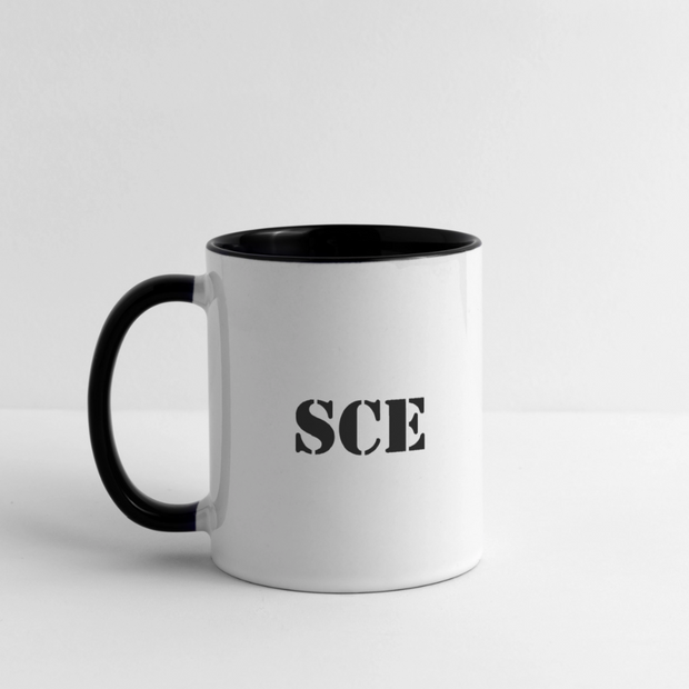 BestSub Contrast Coffee Mug ( T-TRIS THE GEMINI - LAWLESS ALBUM - SCE - WARRIOR - COFFEE MUG ) - white/black