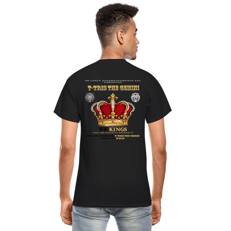 Gildan Ultra Cotton Adult T-Shirt ( T-TRIS THE GEMINI - WE KINGS - FEAT. K-MAR - T-SHIRT ) - black
