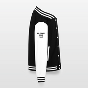 ADW is Just Hoods - SCE - VARSITY JACKET - black/white