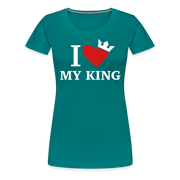 Gildan Ultra Cotton Ladies Adult T-Shirt ( SCE - WARRIORS HEART - T-SHIRT ) - teal