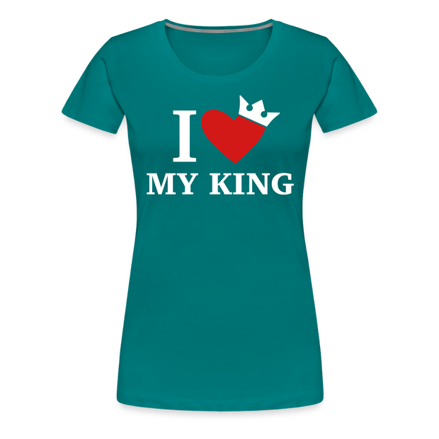 Gildan Ultra Cotton Ladies Adult T-Shirt ( SCE - WARRIORS HEART - T-SHIRT ) - teal