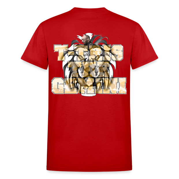 Gildan Ultra Cotton Adult T-Shirt ( T-TRIS THE GEMINI - SCE - LAWLESS - T-SHIRT ) - red