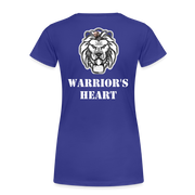 Gildan Ultra Cotton Ladies Adult T-Shirt ( SCE - WARRIORS HEART - T-SHIRT ) - royal blue