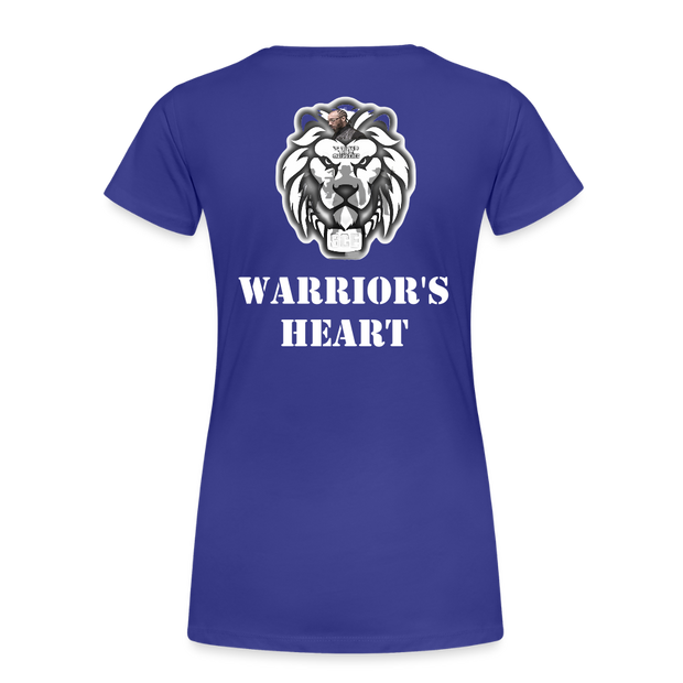 Gildan Ultra Cotton Ladies Adult T-Shirt ( SCE - WARRIORS HEART - T-SHIRT ) - royal blue