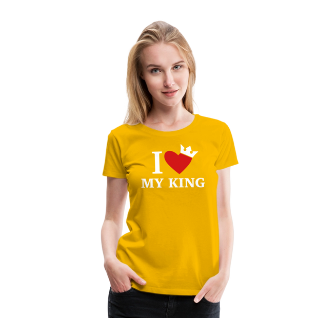 Gildan Ultra Cotton Ladies Adult T-Shirt ( SCE - WARRIORS HEART - T-SHIRT ) - sun yellow