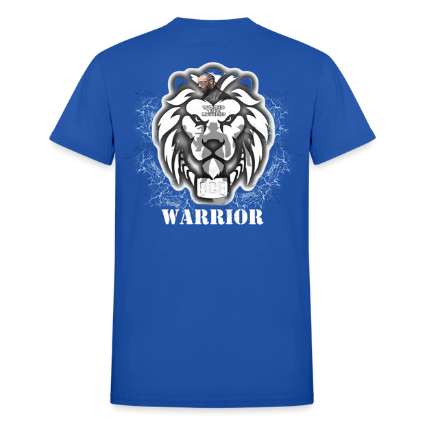 Gildan Ultra Cotton Adult T-Shirt ( T-TRIS THE GEMINI - SCE - WARRIOR - T-SHIRT ) - royal blue