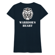 Gildan Ultra Cotton Ladies Adult T-Shirt ( SCE - WARRIORS HEART - T-SHIRT ) - deep navy