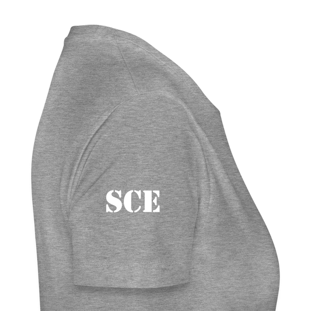 Gildan Ultra Cotton Ladies Adult T-Shirt ( SCE - WARRIORS HEART - T-SHIRT ) - heather gray