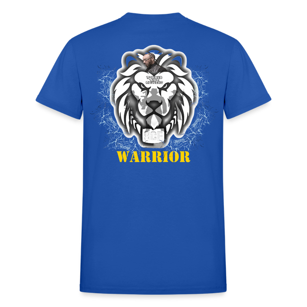 Gildan Ultra Cotton Adult T-Shirt ( T-TRIS THE GEMINI - WE KINGS - SCE - WARRIOR - T-SHIRT ) - royal blue