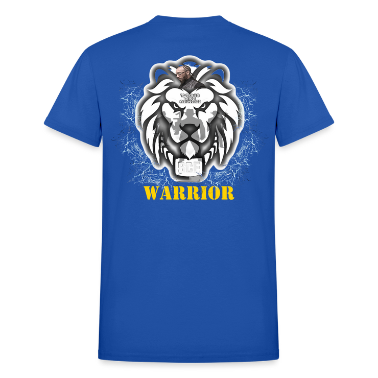 Gildan Ultra Cotton Adult T-Shirt ( T-TRIS THE GEMINI - WE KINGS - SCE - WARRIOR - T-SHIRT ) - royal blue