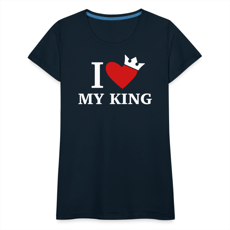 Gildan Ultra Cotton Ladies Adult T-Shirt ( SCE - WARRIORS HEART - T-SHIRT ) - deep navy