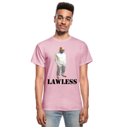 Gildan Ultra Cotton Adult T-Shirt ( T-TRIS THE GEMINI - LAWLESS ALBUM - SCE - WARRIOR - T-SHIRT ) - light pink