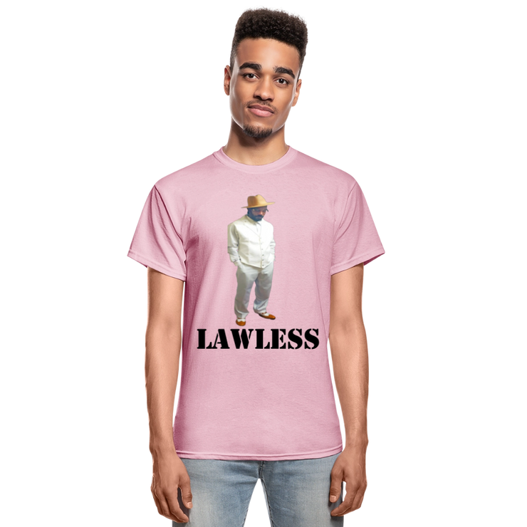Gildan Ultra Cotton Adult T-Shirt ( T-TRIS THE GEMINI - LAWLESS ALBUM - SCE - WARRIOR - T-SHIRT ) - light pink