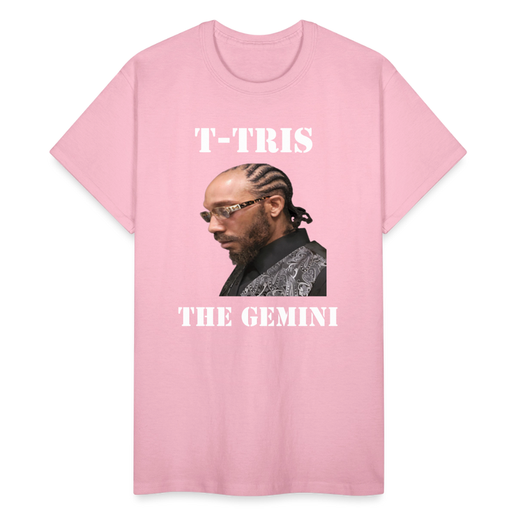 Gildan Ultra Cotton Adult T-Shirt ( T-TRIS THE GEMINI - SCE - WARRIOR - T-SHIRT ) - light pink